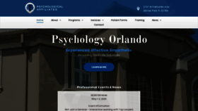 What Psychologicalaffiliates.com website looked like in 2020 (4 years ago)