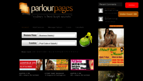 What Parlourpages.com.au website looked like in 2020 (4 years ago)