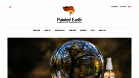 What Paintedearthskincare.com website looked like in 2020 (4 years ago)
