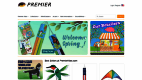 What Premierkites.com website looked like in 2020 (4 years ago)