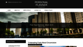 What Personal-planner.com.au website looked like in 2020 (4 years ago)