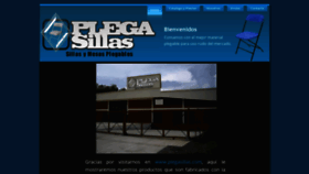 What Plegasillas.com website looked like in 2020 (4 years ago)