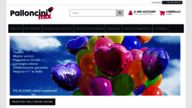 What Palloncinimix.com website looked like in 2020 (4 years ago)