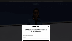 What Pauleka.com website looked like in 2020 (4 years ago)