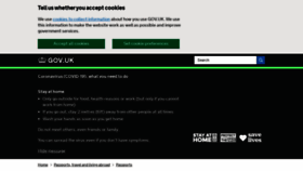 What Passportapplication.service.gov.uk website looked like in 2020 (4 years ago)