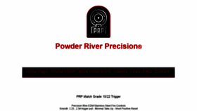 What Powderriverprecision.com website looked like in 2020 (4 years ago)