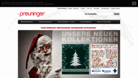 What Preuninger.com website looked like in 2020 (4 years ago)