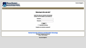 What Portal.suit.edu.pk website looked like in 2020 (4 years ago)