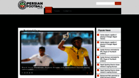 What Persianfootball.com website looked like in 2020 (4 years ago)