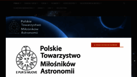 What Ptma.pl website looked like in 2020 (4 years ago)