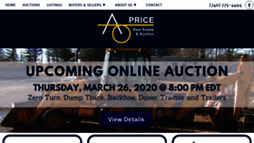 What Priceauction.biz website looked like in 2020 (4 years ago)