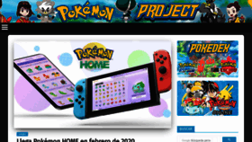What Pokemon-project.com website looked like in 2020 (4 years ago)