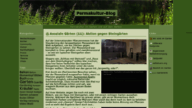 What Permakultur-blog.de website looked like in 2020 (4 years ago)