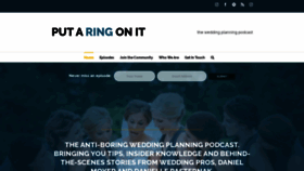 What Putaringonitpodcast.com website looked like in 2020 (4 years ago)