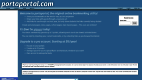 What Portaportal.com website looked like in 2020 (4 years ago)