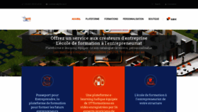 What Passeportpourentreprendre.com website looked like in 2020 (4 years ago)