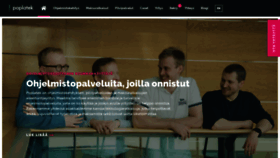 What Poplatek.fi website looked like in 2020 (4 years ago)
