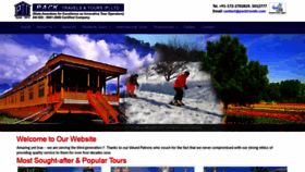 What Packtravels.com website looked like in 2020 (4 years ago)