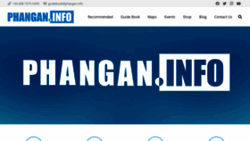 What Phangan.info website looked like in 2020 (4 years ago)