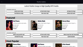 What Pashtoaudios.com website looked like in 2020 (4 years ago)