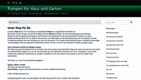 What Pumpen-guru.de website looked like in 2020 (4 years ago)