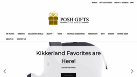 What Poshgiftsandmore.com website looked like in 2020 (4 years ago)