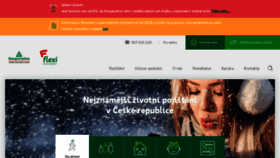 What Pojistovnacs.cz website looked like in 2020 (4 years ago)