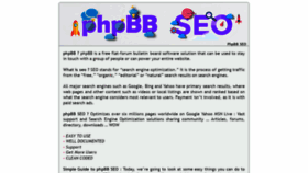 What Phpbb-seo.org website looked like in 2020 (4 years ago)