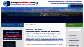 What Pattayaimmobilien24.com website looked like in 2020 (4 years ago)