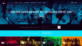 What Playsport.be website looked like in 2020 (4 years ago)