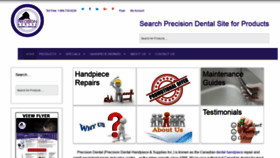 What Precisiondental.ca website looked like in 2020 (4 years ago)