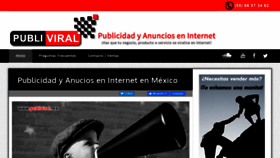 What Publiviral.mx website looked like in 2020 (4 years ago)