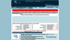 What Psicologosenmalaga.com website looked like in 2020 (4 years ago)