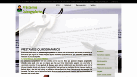 What Prestamosquirografarios.net website looked like in 2020 (4 years ago)