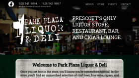 What Parkplazaliquor.com website looked like in 2020 (4 years ago)
