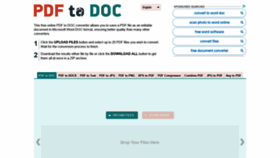 What Pdf2doc.com website looked like in 2020 (4 years ago)
