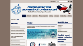What Postovniholub.cz website looked like in 2020 (4 years ago)