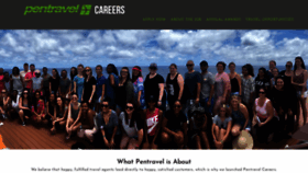 What Pentravelcareers.co.za website looked like in 2020 (4 years ago)