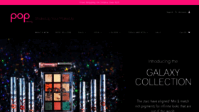 What Popbeauty.com website looked like in 2020 (4 years ago)