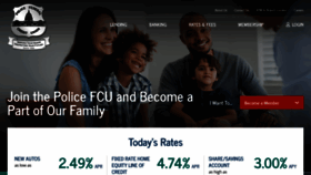 What Policefcu.com website looked like in 2020 (4 years ago)
