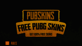 What Pubskins.com website looked like in 2020 (4 years ago)