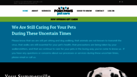 What Poshpawspetcaresc.com website looked like in 2020 (4 years ago)