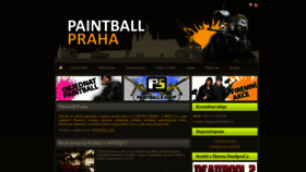 What Paintballpraha.cz website looked like in 2020 (4 years ago)