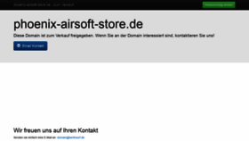 What Phoenix-airsoft-store.de website looked like in 2020 (4 years ago)