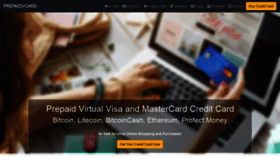 What Prepaidvcard.com website looked like in 2020 (4 years ago)
