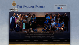 What Paulinefamily.com website looked like in 2020 (4 years ago)