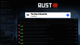 What Playrust.io website looked like in 2020 (4 years ago)