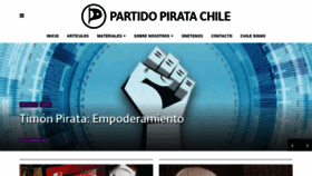 What Partidopirata.cl website looked like in 2020 (4 years ago)