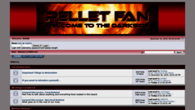 What Pelletfan.com website looked like in 2020 (4 years ago)