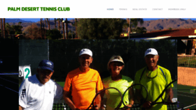 What Palmdeserttennisclub.com website looked like in 2020 (4 years ago)